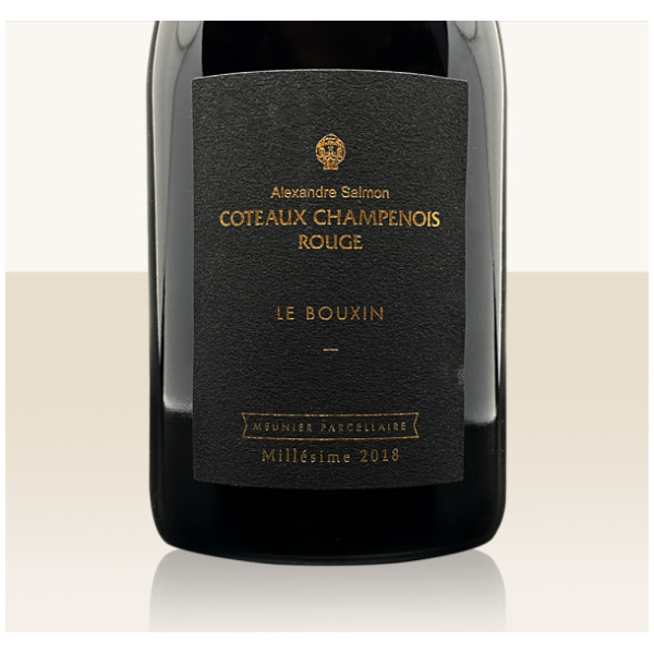 Alexandre Salmon Coteaux Champenois Rouge 2018 - Stillwein - 100% Pinot Meunier Terroir: Chaumuzy – Les Grèves