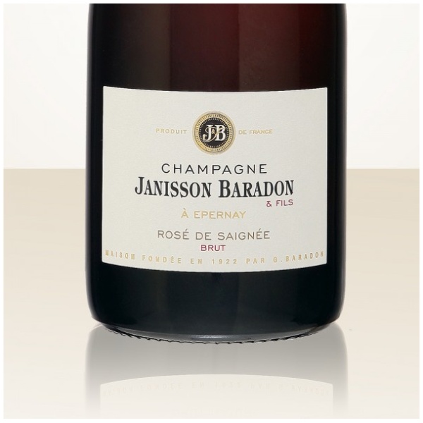 Janisson-Baradon Rosé de Saignée - 50% Pinot Noir 50% Chardonnay Weinberge: Epernay Ohne Pestizide und Insektizide Parcelle: La Croisette Ohne malolaktische Gärung