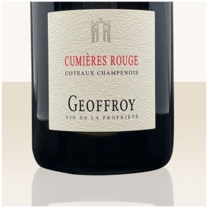 René Geoffroy Cumieres Rouge Traditionnel - Stillwein - 100% Pinot Noir Terroir: Lehm und Kalk