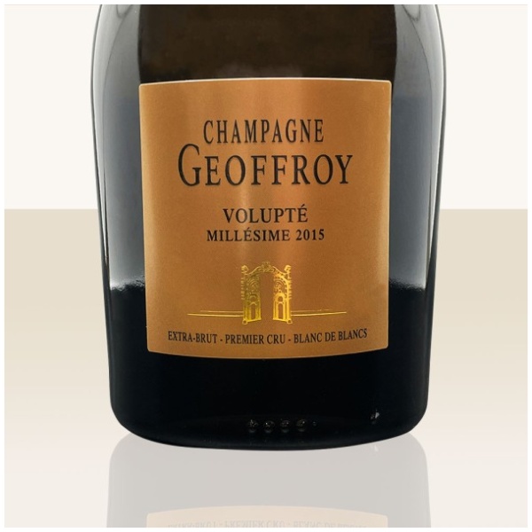 René Geoffroy Volupté Brut Millésime 2016 - 100% Chardonnay Selektion der besten Chardonnay Plots aus Cumières: 50% Le Chene (Südost