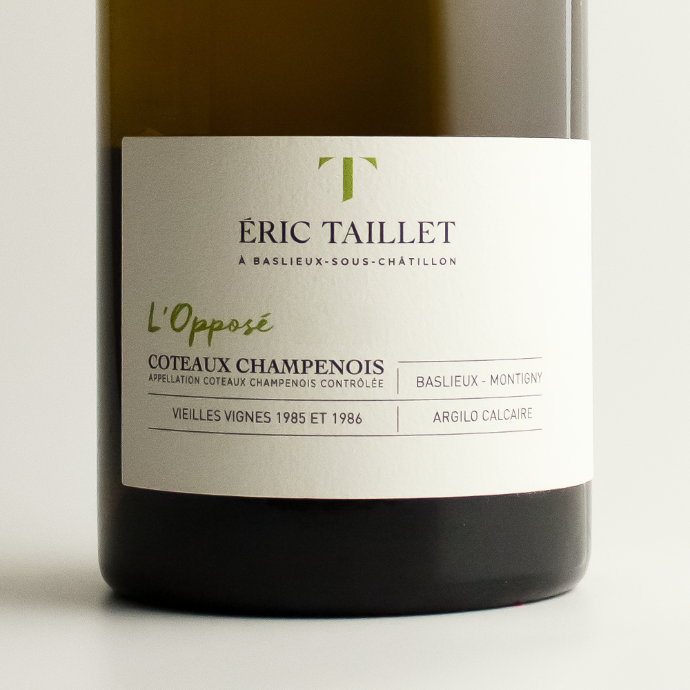 Champagne Éric Taillet L'Opposé (Stillwein) Coteaux Champenois Blanc 2023