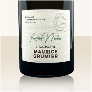 Champagne Grumier Instant Nature Zéro Dosage