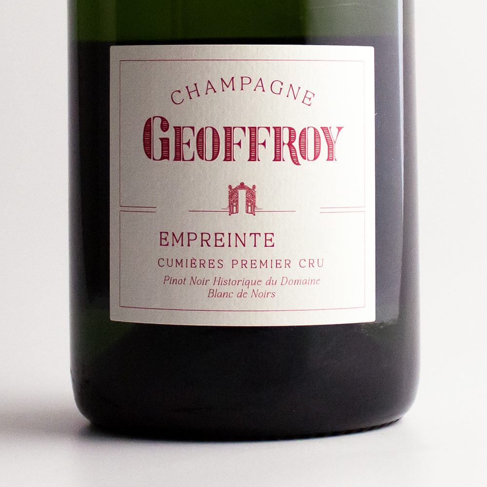 Champagne René Geoffroy Empreinte Blanc de Noirs 2018