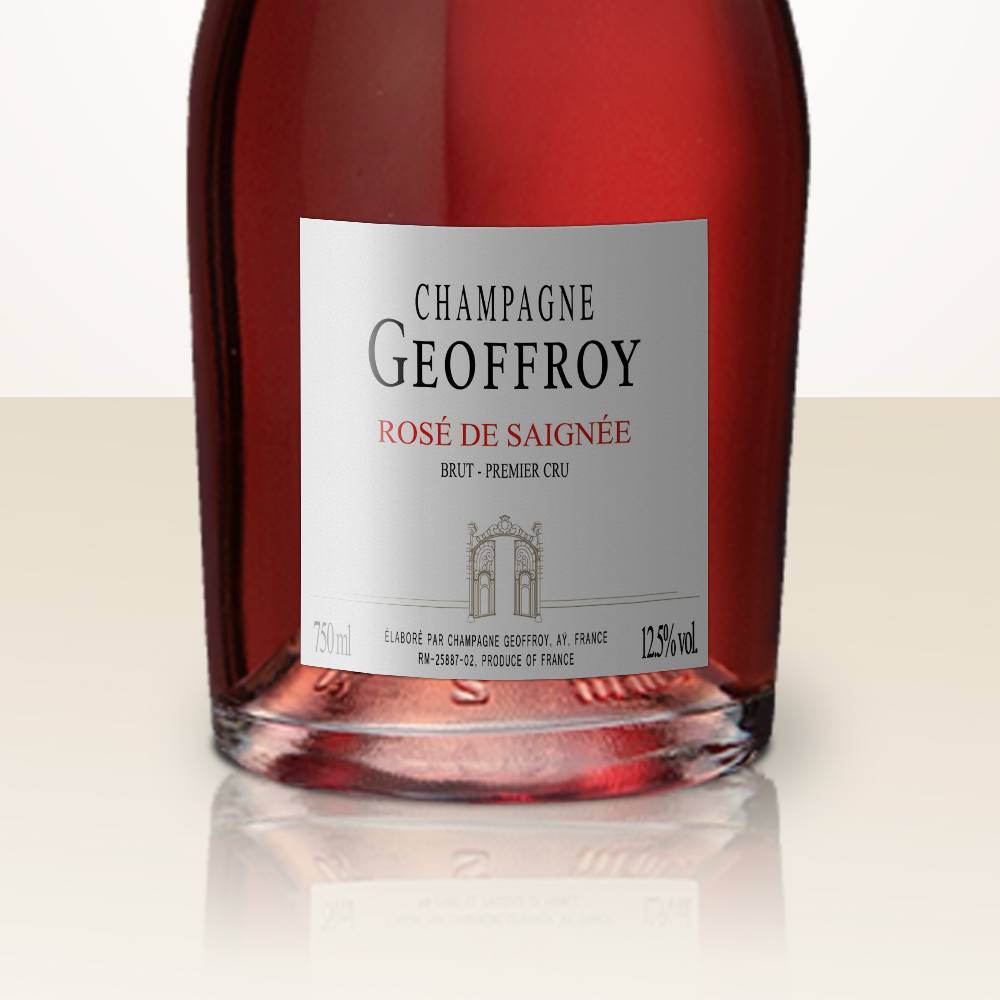 Champagne René Geoffroy Rosé de Saignée DEMI (Halbe Flasche)