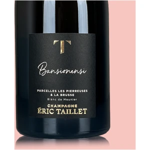 Champagne Éric Taillet Bansionensi Millésime 2020