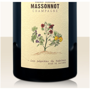 Champagne JM-Massonnot Les Pépites du Tablier Rosé de Saignée